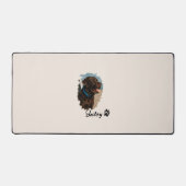 Niedlich Schokolade Labrador Hund - Bailey | Haust Schreibtischunterlage (Vorderseite)