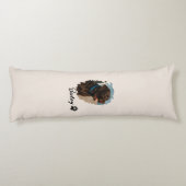 Niedlich Schokolade Labrador Hund - Bailey | Haust Seitenschläferkissen (Rückseite)