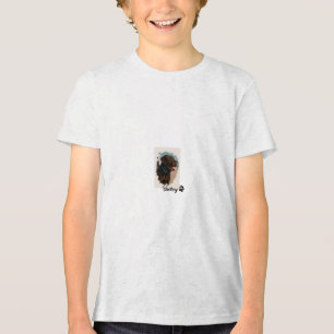 Niedlich Schokolade Labrador Hund - Bailey Haust Tri-Blend Shirt