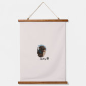 Niedlich Schokolade Labrador Hund - Bailey | Haust Wandteppich Mit Holzrahmen (Vorderseite 3)