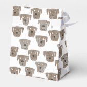 Niedlich Schokolade Labrador Retriever Dog Geschenkschachtel (Rückseite)