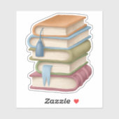 Niedlich School Book Fun Reading Vinyl Stickers Aufkleber (Blatt)