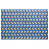 Niedlich School Bus Fahrer Royal Blue Muster Stoff (Fat Quarter (45,7 x 55,9 cm))