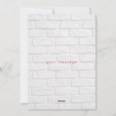 niedlich School fun Foto Valentinstag Feiertagskarte (Rückseite)