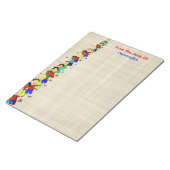 Niedlich School Kids Illustration für Lehrer Notep Notizblock (angewinkelt)