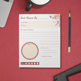 Niedlich School Stationery Reading Zubehör Notizblock