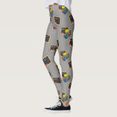 Niedlich School Student Owl Cartoon Leggings (Links)