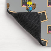 Niedlich School Student Owl Cartoon Mousepad (Ecke)