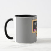 Niedlich School Student Owl Cartoon Tasse (Links)