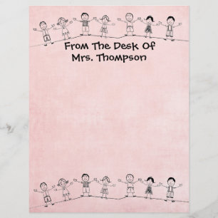 Niedlich School Teacher Letterhead Studium