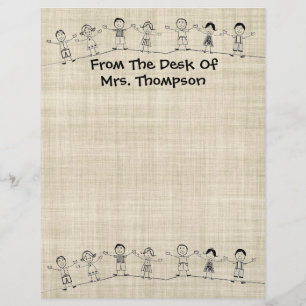 Niedlich School Teacher Letterhead Studium