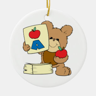 niedlich School Teddy Bär A ist für Apple Keramik Ornament