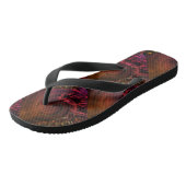 Niedlich Schwarz BROWN RED Modern Woman Flip Flops Badesandalen (Schrägansicht)