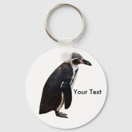 Niedlich Schwarz-Weiß-Humboldt-Pinguin-Schlüsselri Schlüsselanhänger