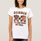 Niedlich Science Abschluss, Wissenschaftlerlehrer T-Shirt (Vorderseite)