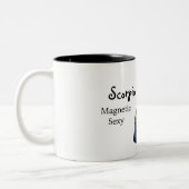 Niedlich Scorpio Gnome Zodiac Zeichen Zweifarbige Tasse (Links)