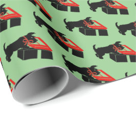 Niedlich Scottie Dog Weihnachtswrapping Paper Geschenkpapier