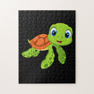 Niedlich Sea Baby Turtle-Geschenk Puzzle