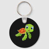Niedlich Sea Baby Turtle-Geschenk Schlüsselanhänger (Vorderseite)