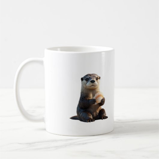 Niedlich Sea Otter Kaffee Tasse (Links)