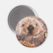 Niedlich Sea Otter Kühlschrank Magnet Geschenk (Vorderseite/Rückseite)