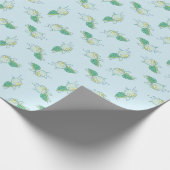 Niedlich Sea Turtle Baby Shower Kawaii Geschenkpapier (Ecke)