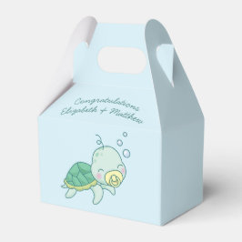 Niedlich Sea Turtle Baby Shower Kawaii Geschenkschachtel