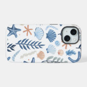 Niedlich Seashell Starfish iPhone 15 Hülle (Rückseite (Horizontal))