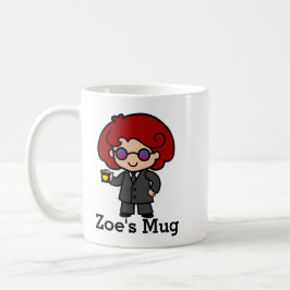Niedlich Secret Agent Girl Kaffeetasse