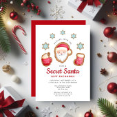 Niedlich Secret Weihnachten Party Einladung