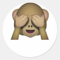 Niedlich See No Evil Monkey Emoji