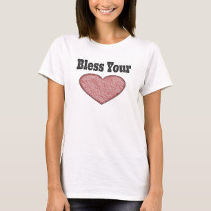 Niedlich segnen Sie Ihr Herz-südliches T-Shirt