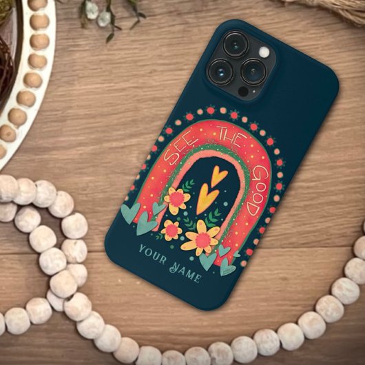 Niedlich sehen Sie die gute Spaß Zitat Rainbow Ins Case-Mate iPhone Hülle