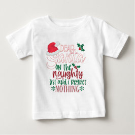 Niedlich Sehr geehrter Weihnachtsmann Baby T-shirt