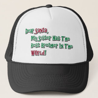 Niedlich Sehr geehrtes Santa Brother Sprichwort Truckerkappe