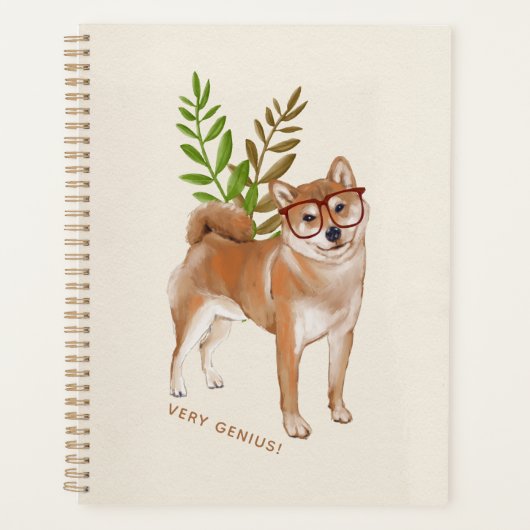 Niedlich Sehr Genie Doge Meme Planer (Vorderseite)