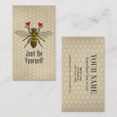 Niedlich Sei du selbst Bee Visitenkarte (Vorne/Hinten)