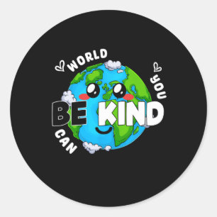 Niedlich sei es eine Art Earth Anti Bullying Unity Runder Aufkleber