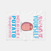 Niedlich Seien Sie immer selber, es sei denn, Sie  Fleecedecke (Vorderseite (Horizontal))