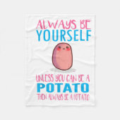 Niedlich Seien Sie immer selber, es sei denn, Sie  Fleecedecke (Vorderseite)