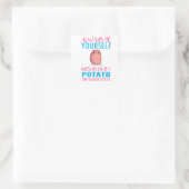 Niedlich Seien Sie immer selber, es sei denn, Sie Quadratischer Aufkleber (Tasche)