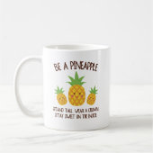 Niedlich sein Ananas Kaffeetasse (Links)