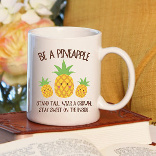 Niedlich sein Ananas Kaffeetasse