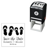 Niedlich sein & ihre Flip Flops Hochzeit speichern Permastempel (Beispiel)