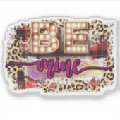 Niedlich sein Valentinsticker Aufkleber (Vorderseite)