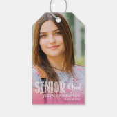 Niedlich Senior Grad Class 2025 Foto Abschluss Geschenkanhänger (Rückseite)