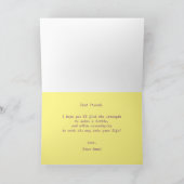 Niedlich Serenity Serendipity Yoga Liebe Personali Karte (Innenseite)