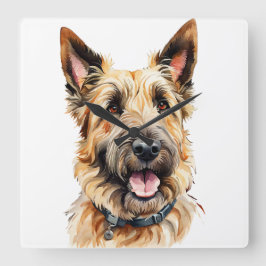 NIEDLICH SHAGGY BERGER PICARD DOG QUADRATISCHE WANDUHR