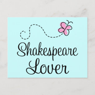 Niedlich Shakespeare Lover Postkarte