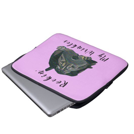 Niedlich Shar Pei Dog Neopren 13" Laptop-Sieb Laptopschutzhülle (Vorne Knopf)